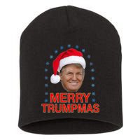 Merry Trumpmas Trump Christmas Short Acrylic Beanie