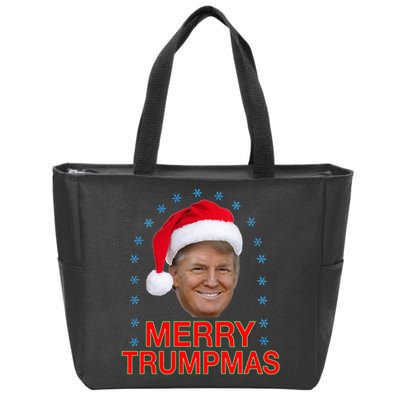 Merry Trumpmas Trump Christmas Zip Tote Bag