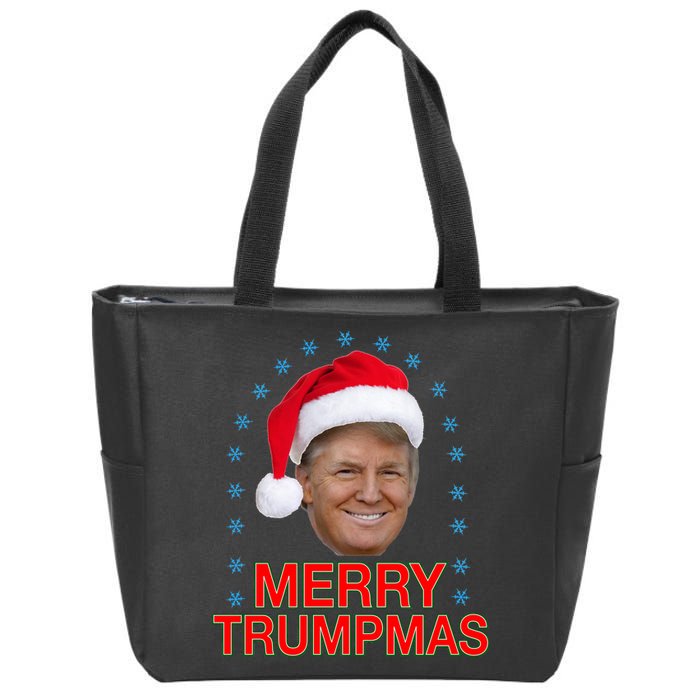 Merry Trumpmas Trump Christmas Zip Tote Bag