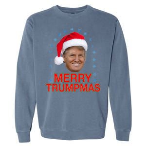 Merry Trumpmas Trump Christmas Garment-Dyed Sweatshirt