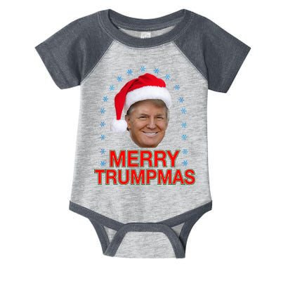 Merry Trumpmas Trump Christmas Infant Baby Jersey Bodysuit