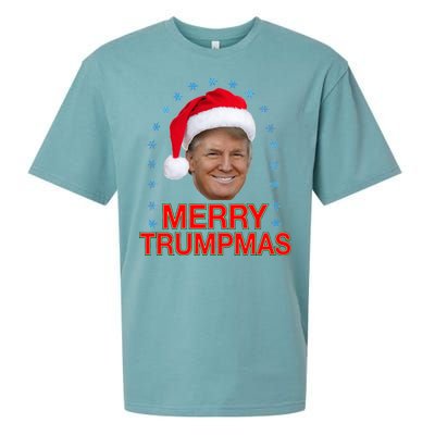 Merry Trumpmas Trump Christmas Sueded Cloud Jersey T-Shirt