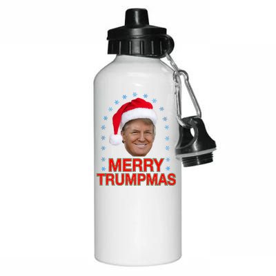 Merry Trumpmas Trump Christmas Aluminum Water Bottle