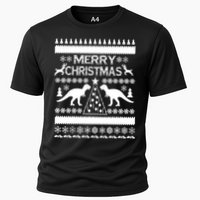 Merry Ugly Christmas T-Rex Sweater Performance Shirt