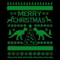 Merry Ugly Christmas T-Rex Sweater Mug