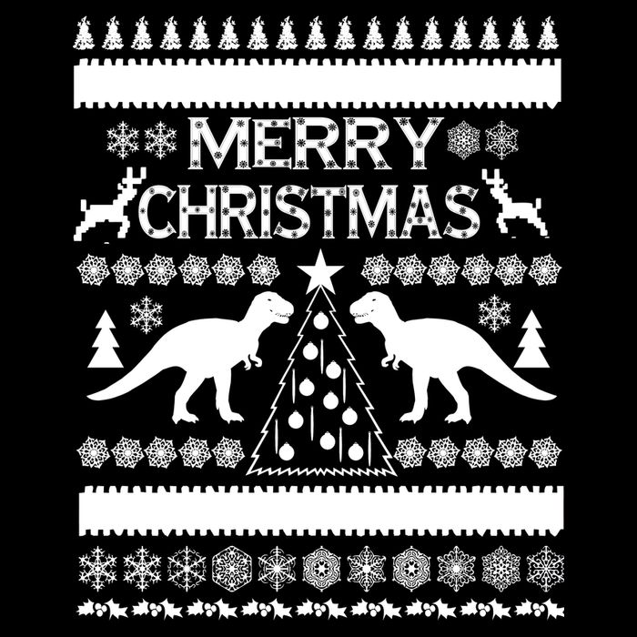 Merry Ugly Christmas T-Rex Sweater Youth Performance Sprint T-Shirt