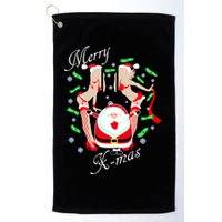 Merry X-Mas Santa's Little Strippers Golf Towel