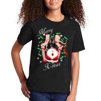 Merry X-Mas Santa's Little Strippers Kids T-Shirt