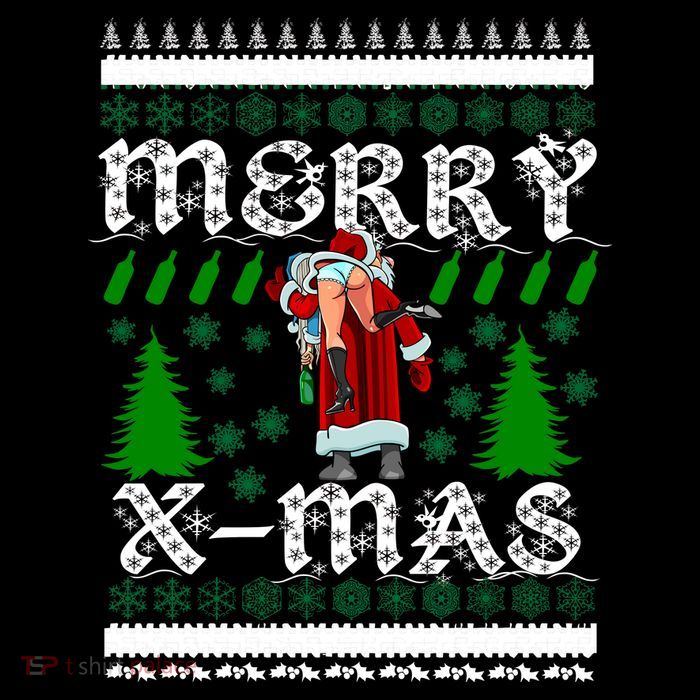 Merry X-Mas Ugly Christmas Sweater Tall T-Shirt