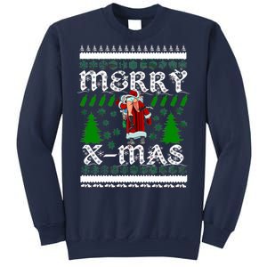 Merry X-Mas Ugly Christmas Sweater Sweatshirt