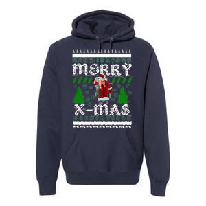 Merry X-Mas Ugly Christmas Sweater Premium Hoodie