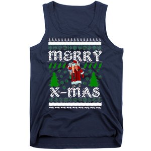 Merry X-Mas Ugly Christmas Sweater Tank Top