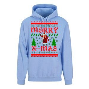 Merry X-Mas Ugly Christmas Sweater Unisex Surf Hoodie