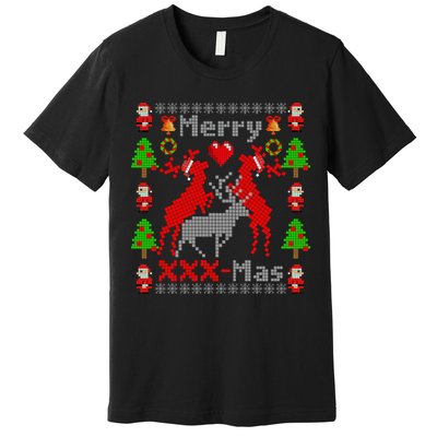 Merry XXXX-Mas Ugly Christmas Sweater Premium T-Shirt