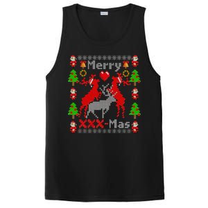 Merry XXXX-Mas Ugly Christmas Sweater PosiCharge Competitor Tank