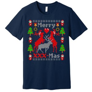 Merry XXXX-Mas Ugly Christmas Sweater Premium T-Shirt