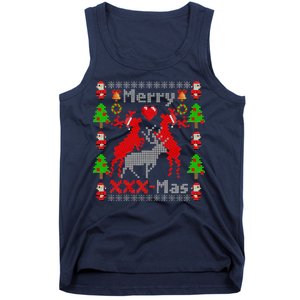 Merry XXXX-Mas Ugly Christmas Sweater Tank Top