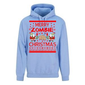 Merry Zombie Ugly Christmas Sweater Unisex Surf Hoodie