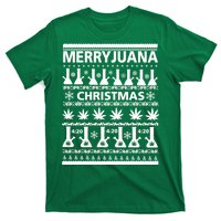 Merryjuana Weed Ugly Christmas Sweater T-Shirt