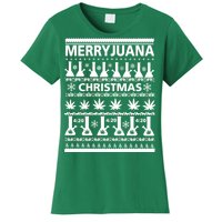 Merryjuana Weed Ugly Christmas Sweater Women's T-Shirt