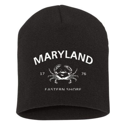 Maryland Eastern Shore Maryland State Crab Short Acrylic Beanie