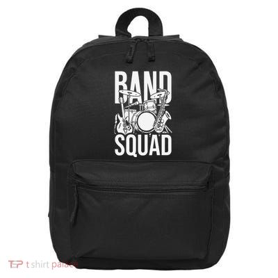 Music Ensemble Squad Instrumental Conductor Band Director 16 in Basic Backpack