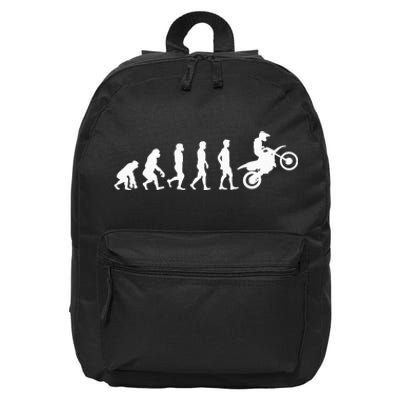 Motocross Evolution Supermoto Supermotard Enduro Wheelie 16 in Basic Backpack