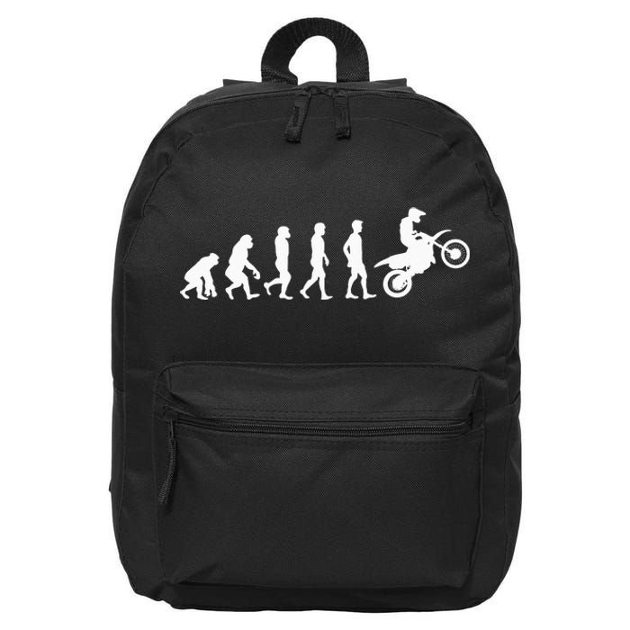 Motocross Evolution Supermoto Supermotard Enduro Wheelie 16 in Basic Backpack