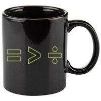 Math Equality Sign, Greater Than Division Sign 11oz C Handle Ceramic Mug