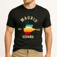 Madrid Espana Spain Est. Souvenir Flag Map Vacation Cooling Performance Crew T-Shirt