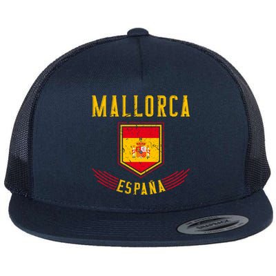 Mallorca Espana Spain Vacation Travel Family Trip Beach Funny Gift Flat Bill Trucker Hat