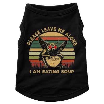 Mothman Eating Soup Please Leave Me Alone I Am Eating Soup Doggie Tank