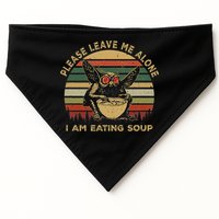 Mothman Eating Soup Please Leave Me Alone I Am Eating Soup USA-Made Doggie Bandana