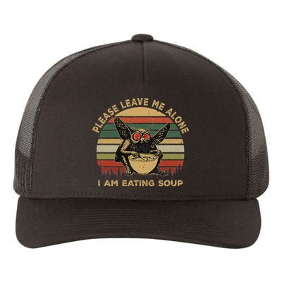 Mothman Eating Soup Please Leave Me Alone I Am Eating Soup Yupoong Adult 5-Panel Trucker Hat