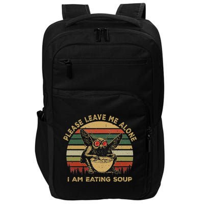 Mothman Eating Soup Please Leave Me Alone I Am Eating Soup Impact Tech Backpack