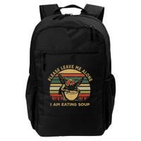Mothman Eating Soup Please Leave Me Alone I Am Eating Soup Backpack