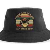 Mothman Eating Soup Please Leave Me Alone I Am Eating Soup Sustainable Bucket Hat