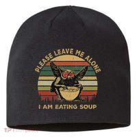 Mothman Eating Soup Please Leave Me Alone I Am Eating Soup Sustainable Beanie