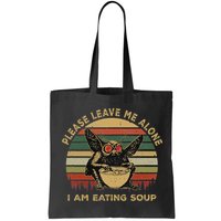 Mothman Eating Soup Please Leave Me Alone I Am Eating Soup Bag