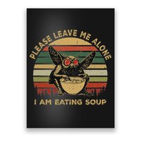 Mothman Eating Soup Please Leave Me Alone I Am Eating Soup Poster
