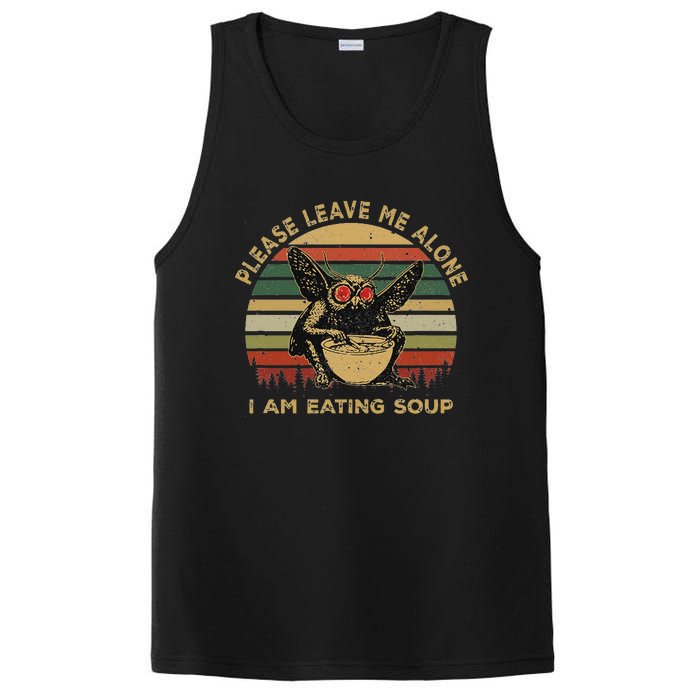 Mothman Eating Soup Please Leave Me Alone I Am Eating Soup PosiCharge Competitor Tank