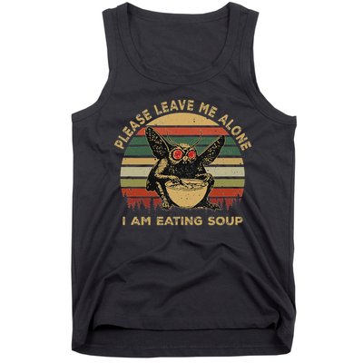 Mothman Eating Soup Please Leave Me Alone I Am Eating Soup Tank Top