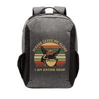 Mothman Eating Soup Please Leave Me Alone I Am Eating Soup Vector Backpack