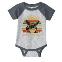 Mothman Eating Soup Please Leave Me Alone I Am Eating Soup Infant Baby Jersey Bodysuit
