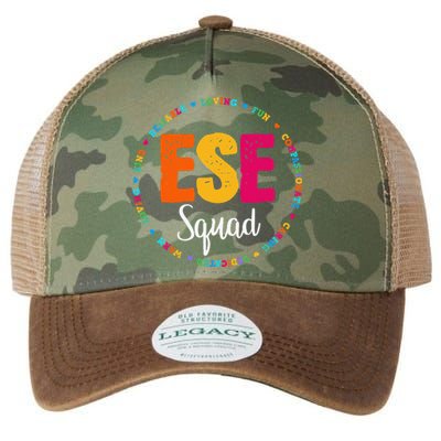 Matching ESE Squad First Last Day Team Teacher Student Tribe Legacy Tie Dye Trucker Hat