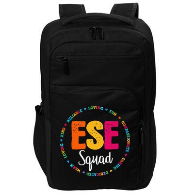 Matching ESE Squad First Last Day Team Teacher Student Tribe Impact Tech Backpack