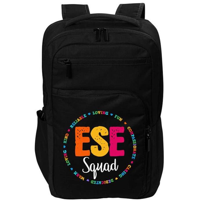 Matching ESE Squad First Last Day Team Teacher Student Tribe Impact Tech Backpack