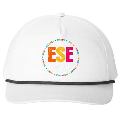 Matching ESE Squad First Last Day Team Teacher Student Tribe Snapback Five-Panel Rope Hat