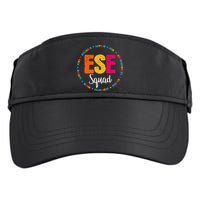 Matching ESE Squad First Last Day Team Teacher Student Tribe Adult Drive Performance Visor