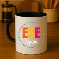 Matching ESE Squad First Last Day Team Teacher Student Tribe Mug